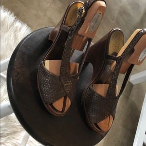 Cole Haan woven wedges size 8.5